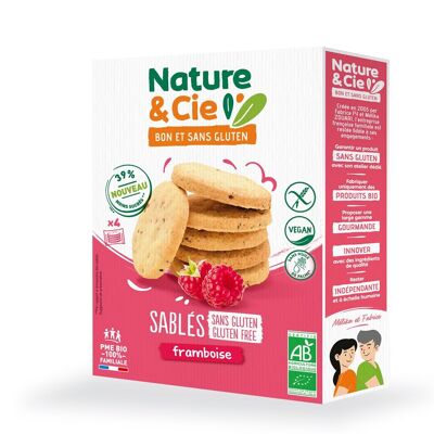 Biscuit Sablés framboise bio et sans gluten