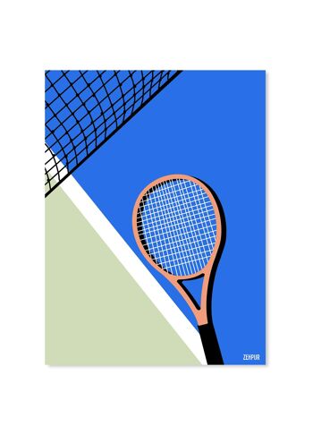 Affiche - Raquette de tennis 4