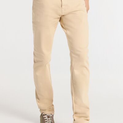V&LUCCHINO - Pantalon Slim Fit 5 poches Taille Moyenne