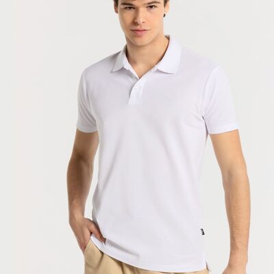 V&LUCCHINO - Polo Short Sleeve Basic mit Knöpfen