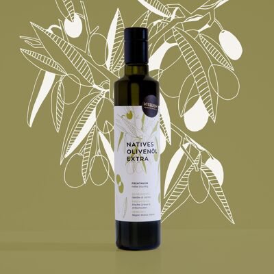 Olio extra vergine di oliva - 500ml - fruttato medio - spremuto a freddo