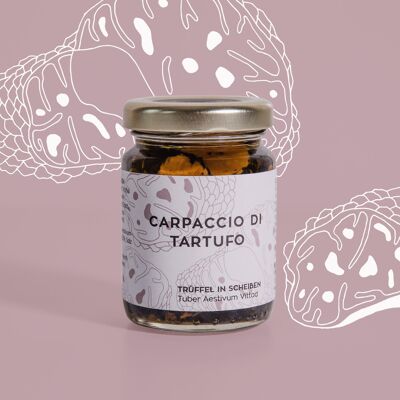 Truffle Carpaccio marinated in Extra Virgin Olive Oil - 80 g