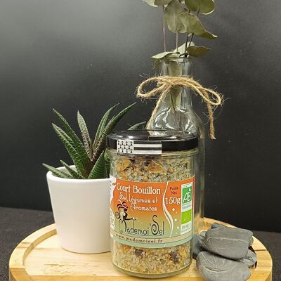 Short Gray Salt Organic Vegetable and Herb Broth