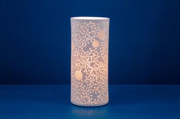 Lampe de table design columna en porcelaine scintillante 2