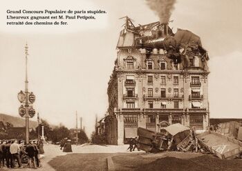 Carte postale - Grand concours populaire de paris stupides. 1