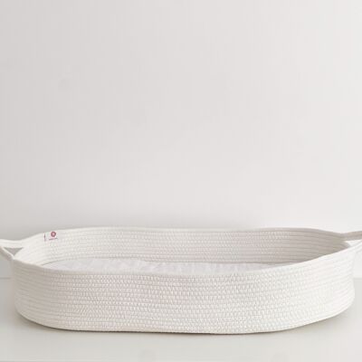 100% natural cotton changing basket