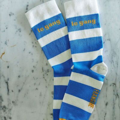 Georgette Socks ##2699AO Stripes Le Gang Men