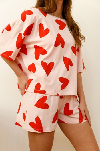 Pyjama coton BIO - Mi Amor Rose 3