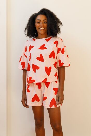 Pyjama coton BIO - Mi Amor Rose 5