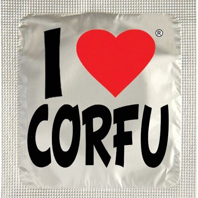 I LOVE CORFU SILVER