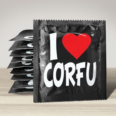 I LOVE CORFU BLACK