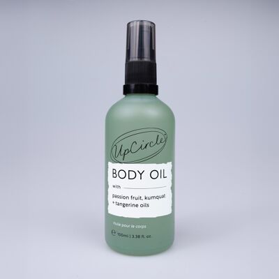 Luxury vegan Body Oil with Passionfruit, Kumquat + Tangerine