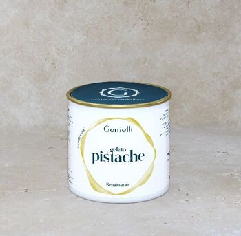 Glace artisanale pistache - 12 pots 100ml 2