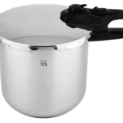 CS KOCHSYSTEME, KAISERSLAUTERN Pressure cooker 10L, stainless steel, 2 cooking levels, suitable for induction