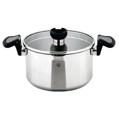 ARON Lift and Pour 24*13.5cm casserole with lid