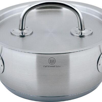 PRO-X 16 cm casserole with lid