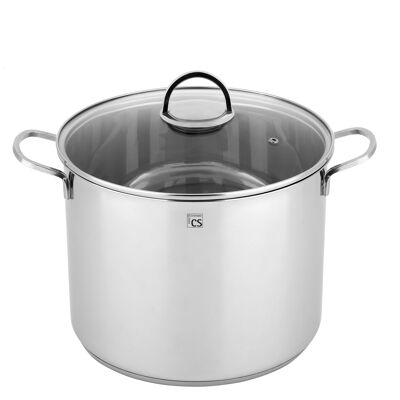 TRIER stainless steel large pot 32cm