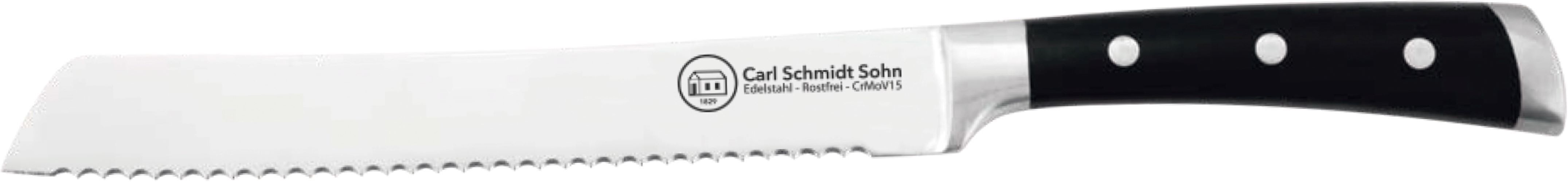 HERNE Coltello da pane 420J2 21 cm 1 pezzo in confezione regalo