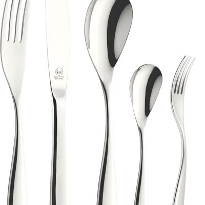 GLINDE cutlery set high gloss 18/10 4 mm 30 pieces in a gift box