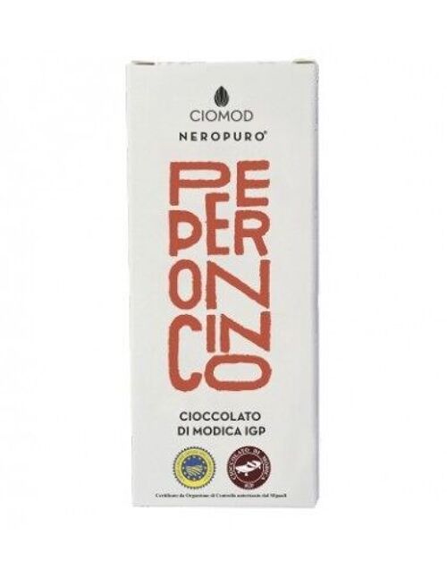 Tavoletta di Cioccolato di Modica al Peperoncino - Ciomod