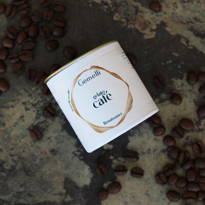 Handwerklich hergestelltes Arabica-Kaffeeeis – 12 Gläser à 100 ml