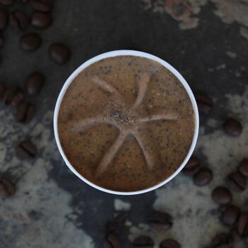 Glace artisanale café  arabica- 12 pots 100ml 3