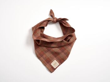 Tissu 100% lin Sugar Maple Bandana 1