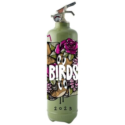 Bishop Birds Kaki fire extinguisher / Fire extinguisher orange
