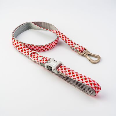 Fabric Dog Lead - Pink Watermelon