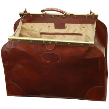 Sac de voyage en cuir Old America (grand). marron 5