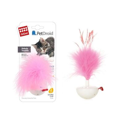 WufWuf & GiGwi Melody Tumbler Jouet pour chat activé par le mouvement