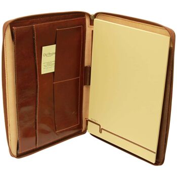 Porte-documents en cuir. marron 3