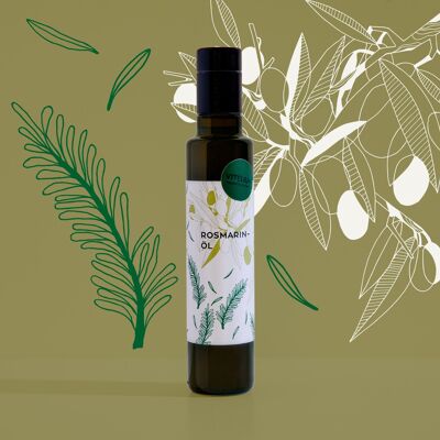 Rosemary Oil - Extra Virgin Olive Oil with Rosemary - 250ml
