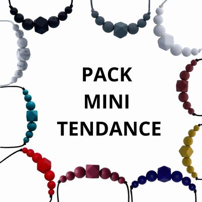 Collane sensoriali per l'allattamento - Mini Poosh Tendance Pack