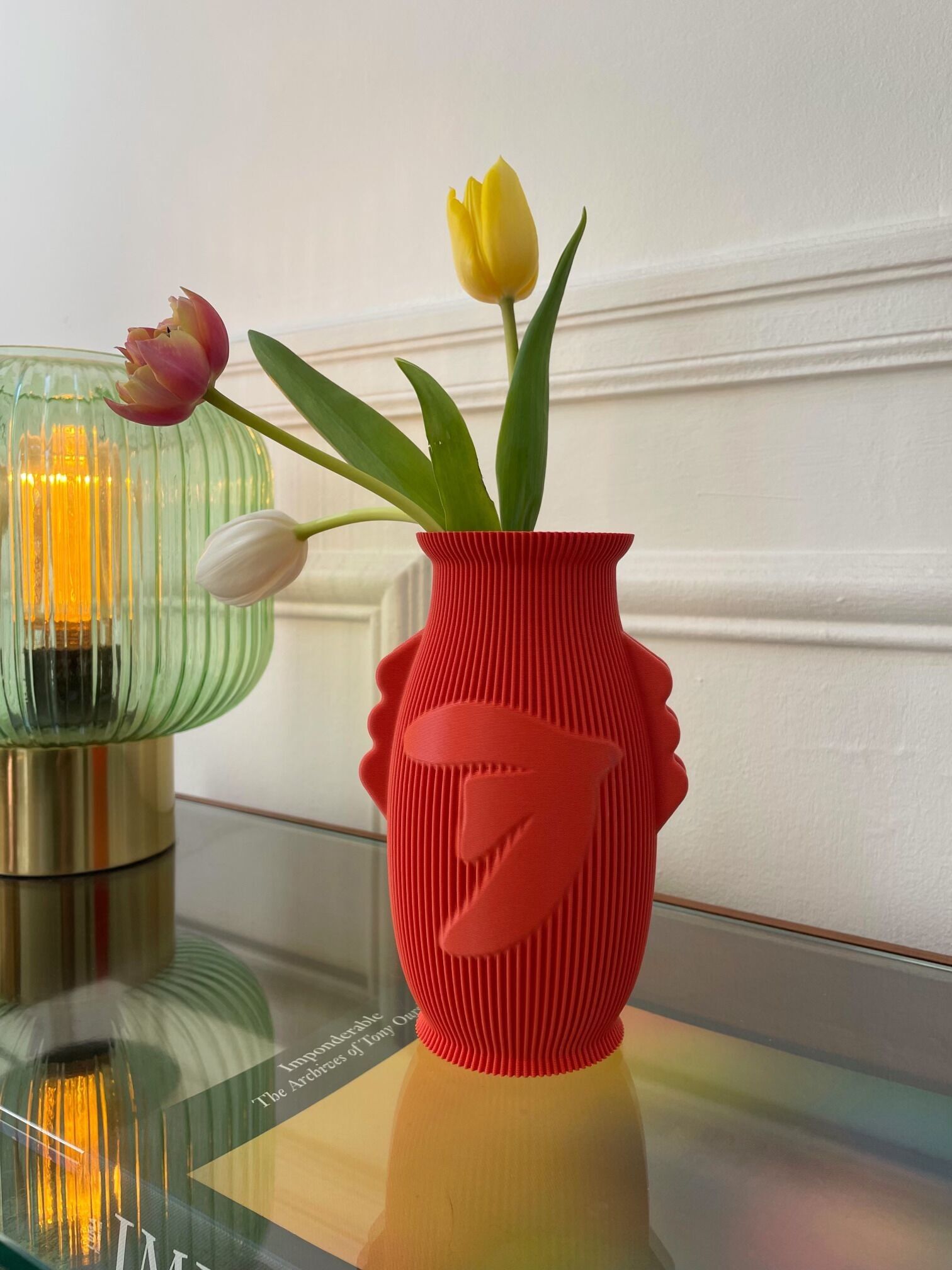 Soliflore EDITH Brique- FLAMMECHE x STUDIO MARACUJA