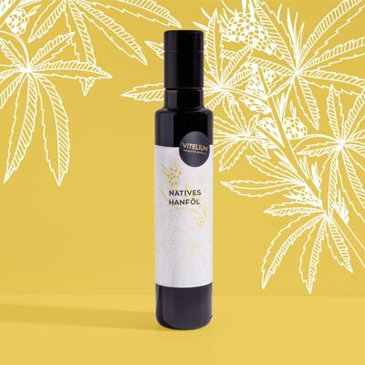Virgin hemp oil - 250ml - cold pressed from Italy