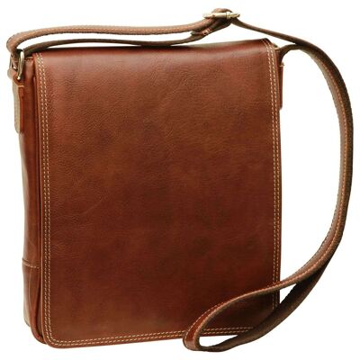 Leather bag for I-Pad. Chestnut