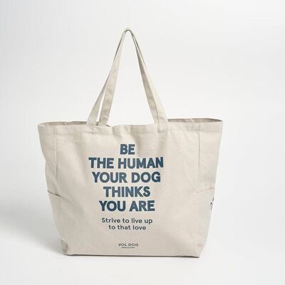 Tote Bag XL, fabric bag / Human