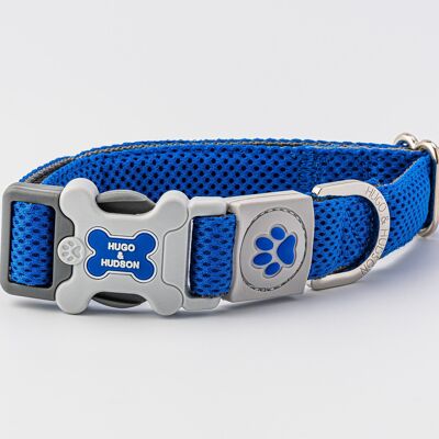 Collar De Malla Para Perro - Azul Real