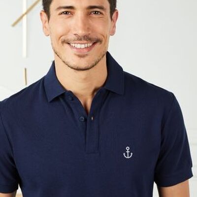 Petite Ancre men's polo shirt (embroidered)
