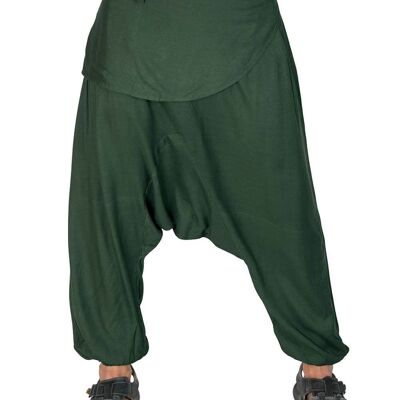 Pantaloni Harem verdi unisex