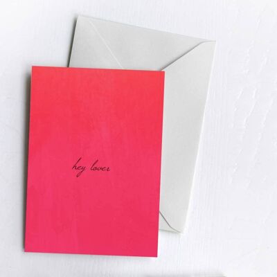 Hey Lover | Greetings Card-HEY-CAR-57