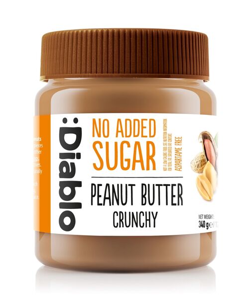 :Diablo No Added Sugar Crunchy Peanut Butter