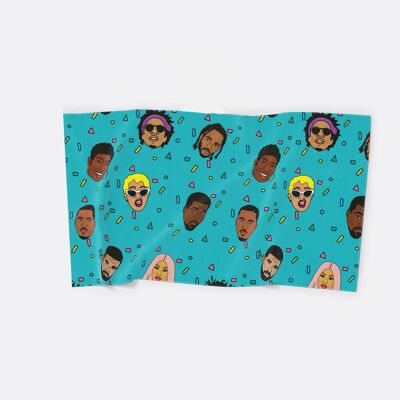 Hip Hop | Cotton Tea Towel-KAZVARE-206