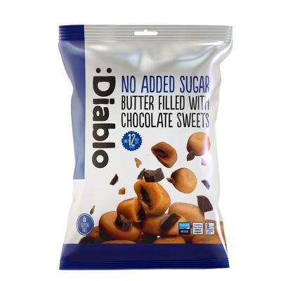 :Diablo NAS Butter Filled with Chocolate Sweets 75g