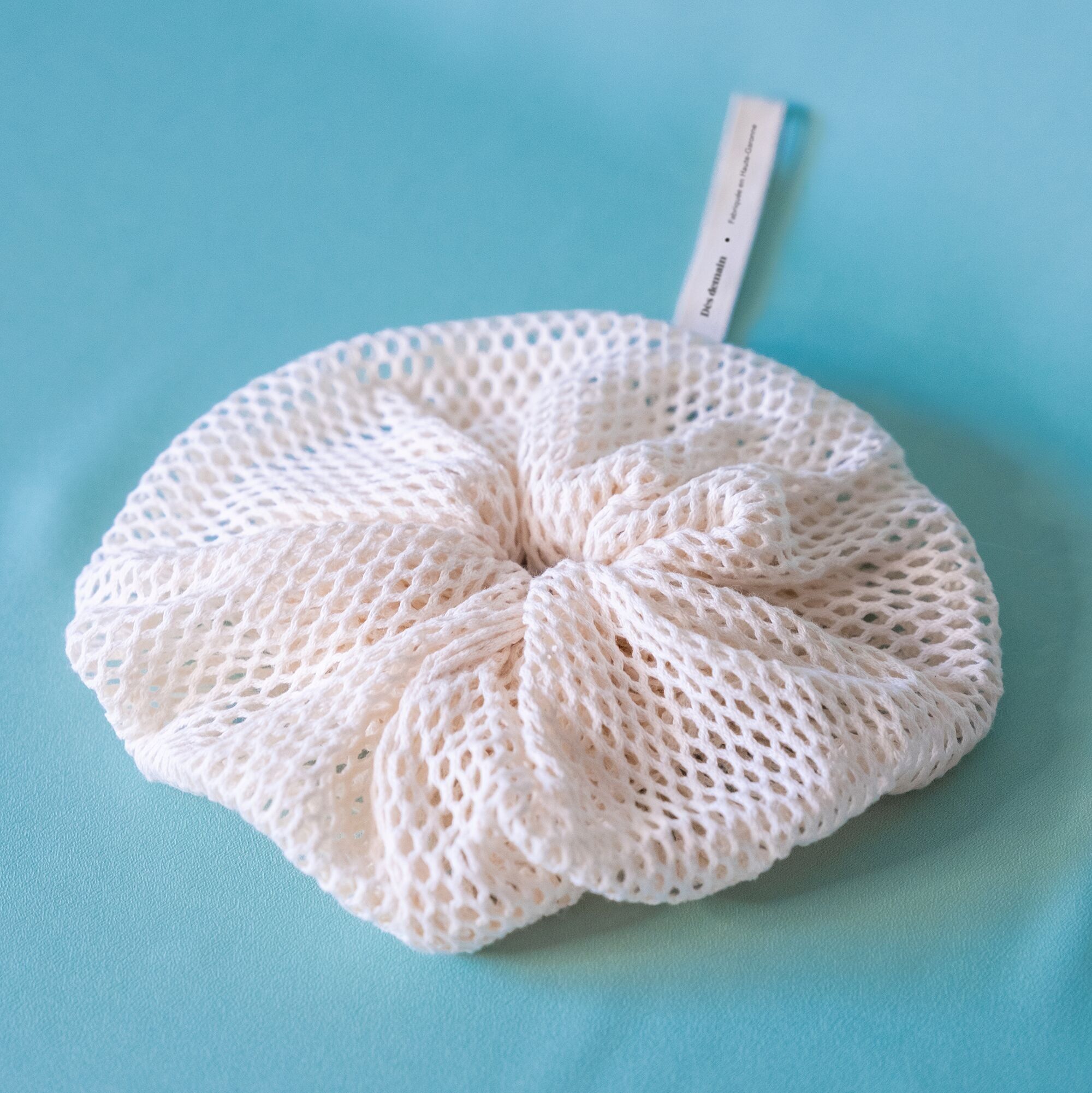 Il fiore doccia esfoliante in cotone biologico | Guanto da doccia