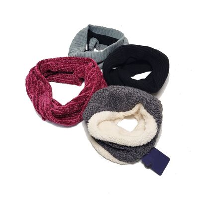 Différentes couleurs et modèles Code foulards à col roulé d'hiver pour hommes et femmes