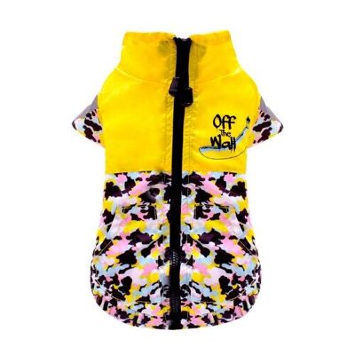 Off The Wall Dog Raincoat