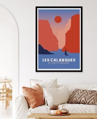 Póster Las Calanques