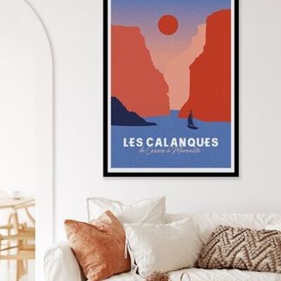 Póster Las Calanques